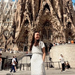 WHITE FLORAL MAXI DRESS